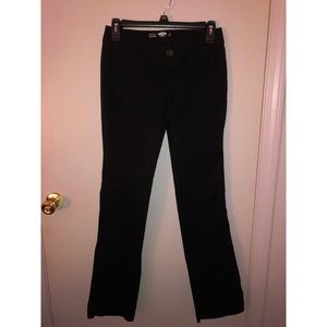 Black boot cut pants
